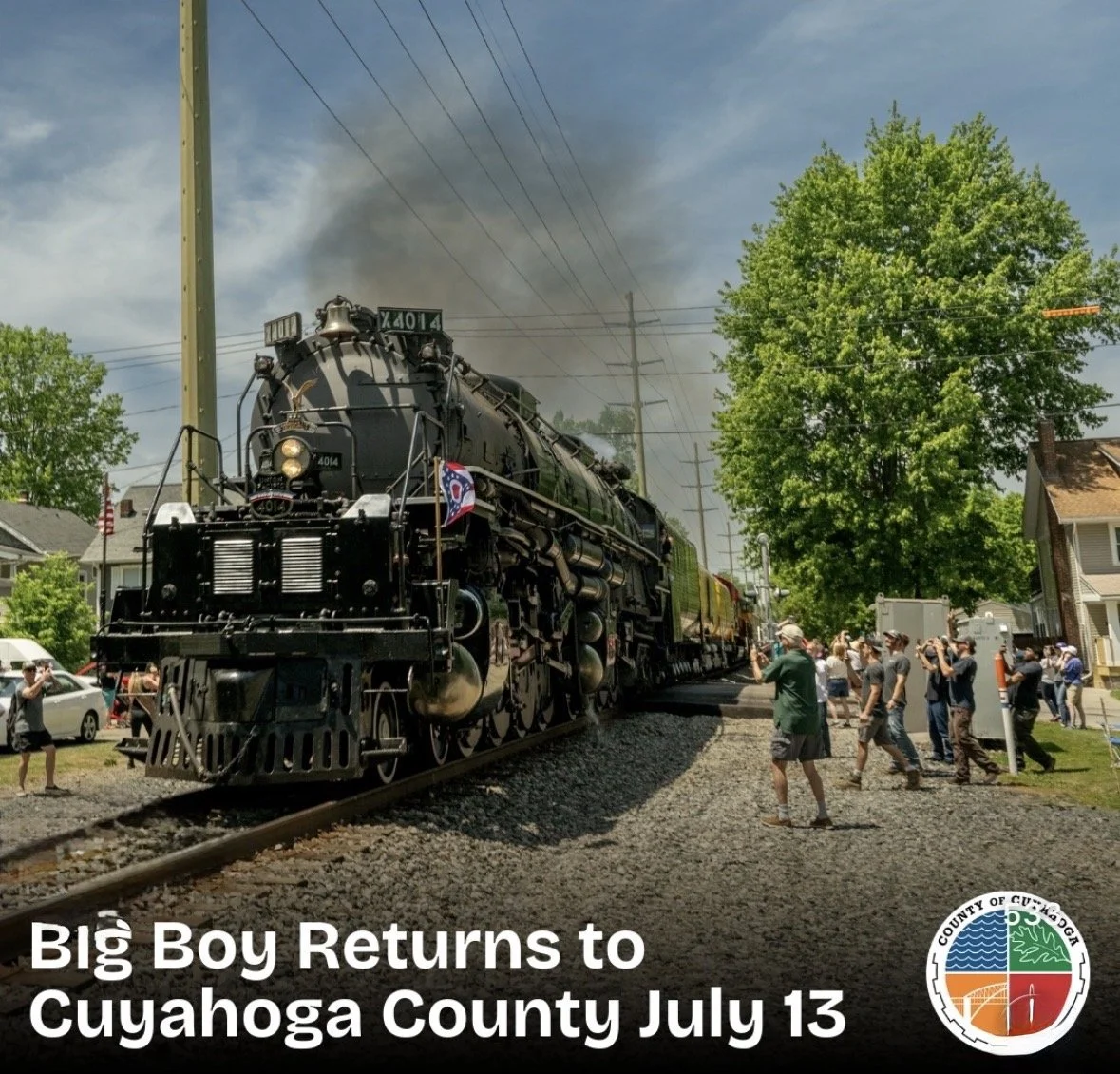 Big Boy No. 4014 visit to Rocky River!