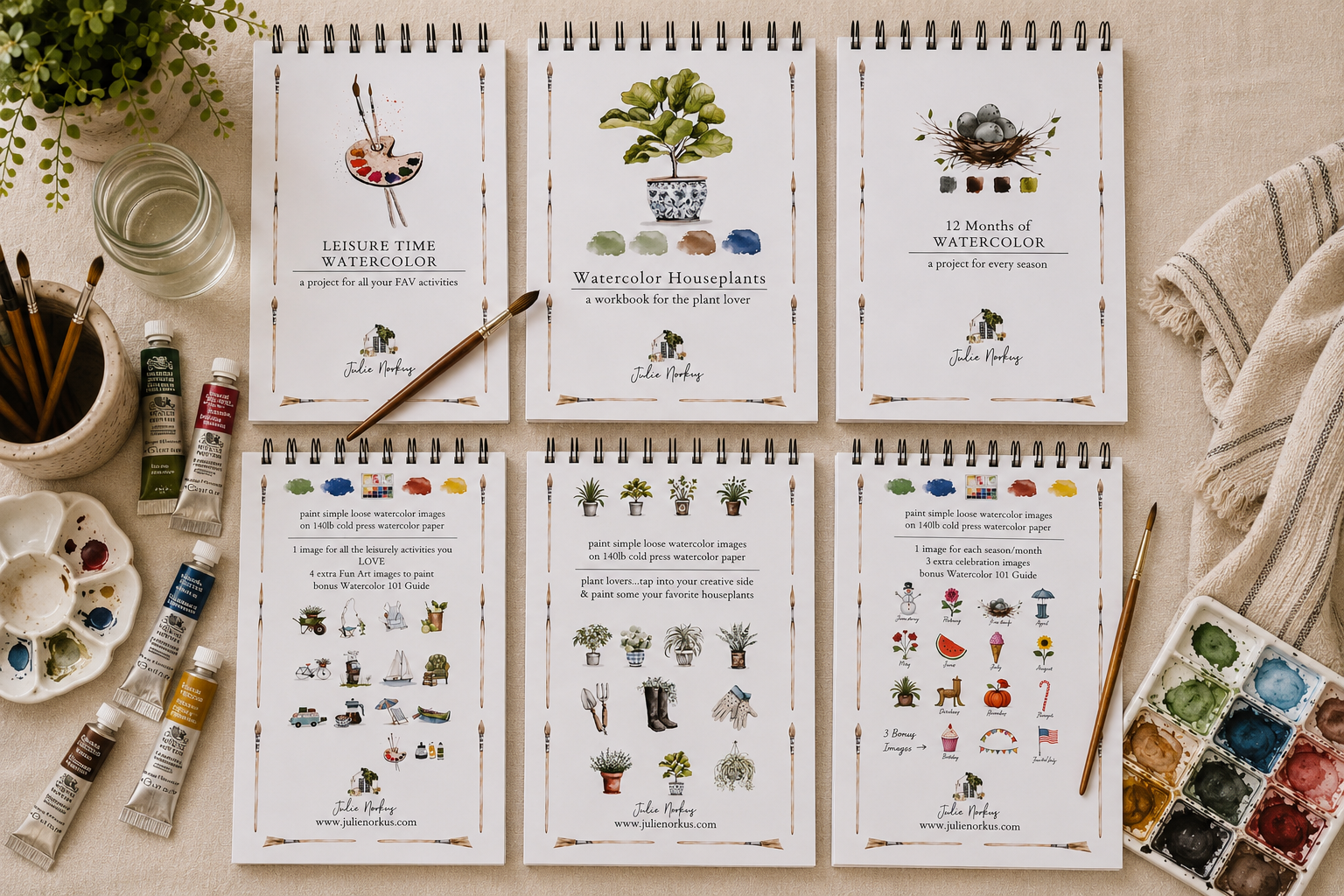 Watercolor for self-care...