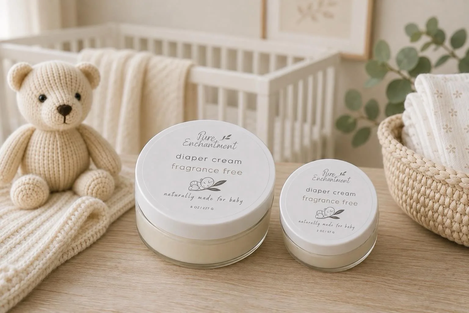 Our emollient diaper cream helps protect your baby&rsquo;s bottom from moisture and diaper irritants by forming a gentle barrier that soothes and relieves discomfort from irritated skin.

 Handmade with vitamin-rich shea butter, olive oil, and coconu