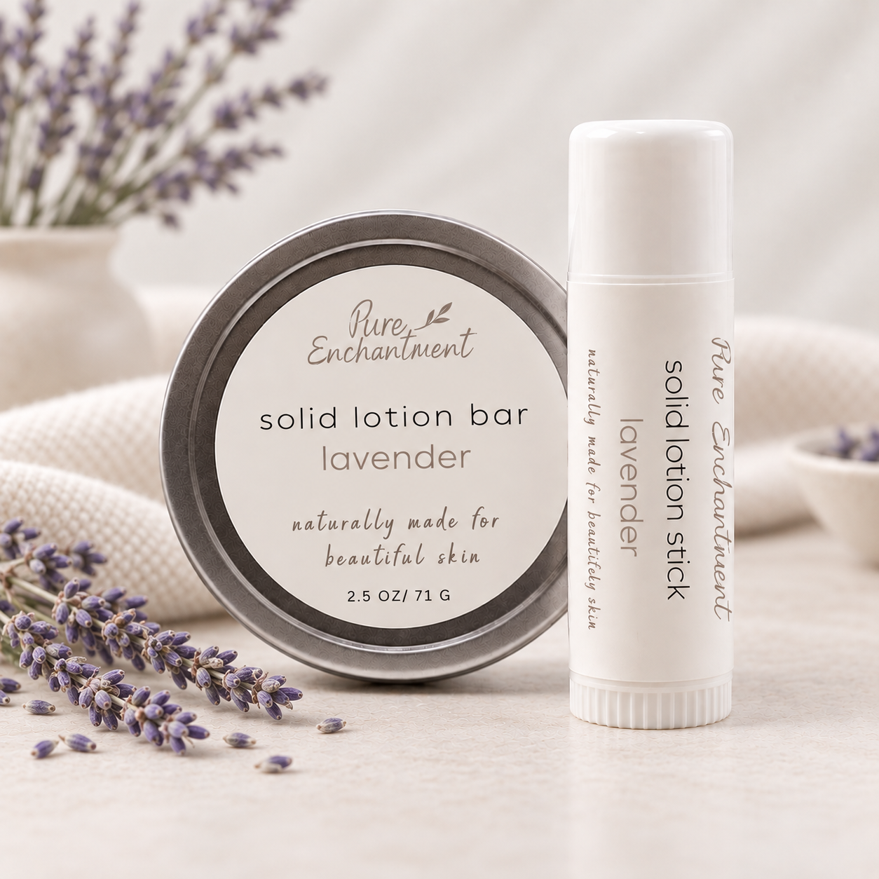 Lavender Solid lotion Bar