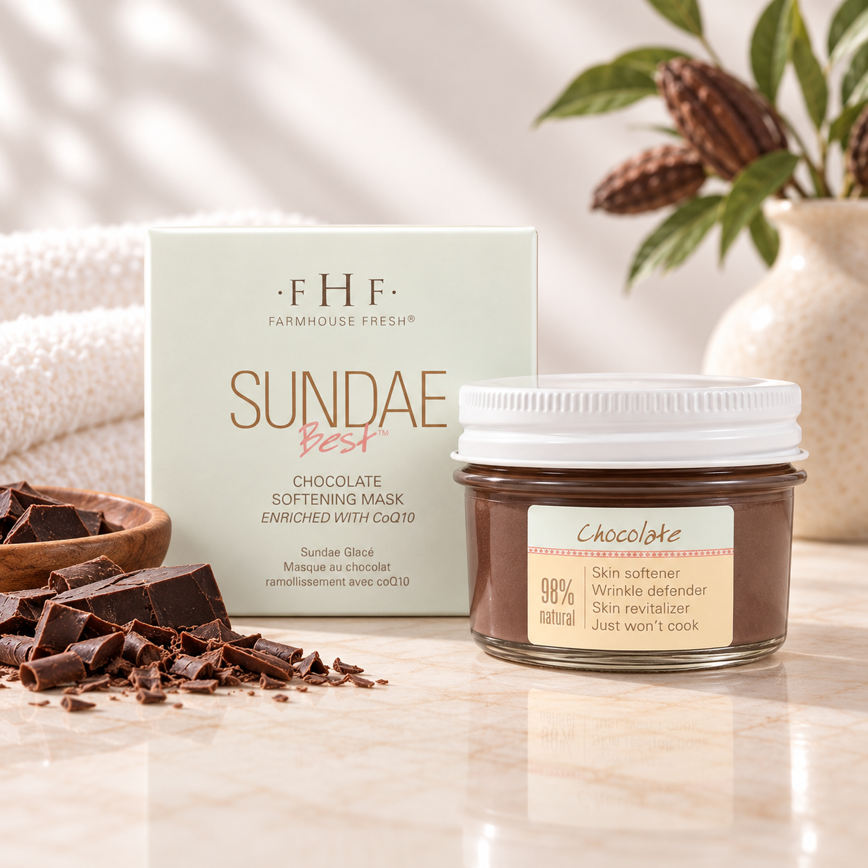 Sundae Best Chocolate Softening Mask with CoQ10