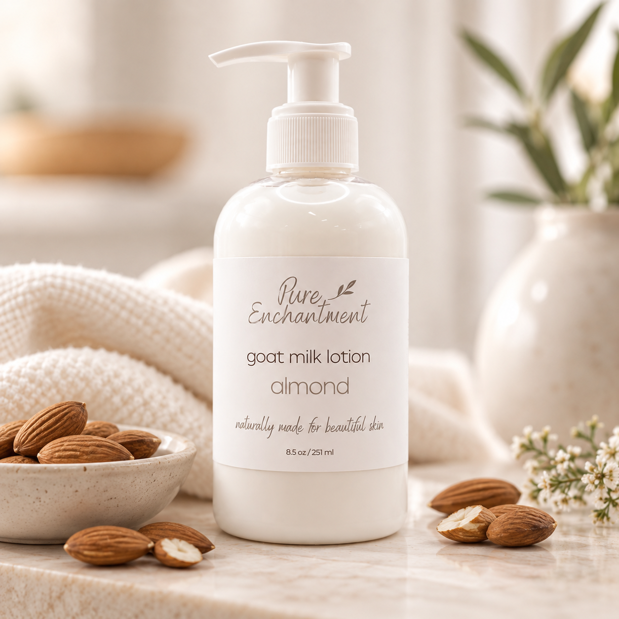 Almond Body Lotion with Goat's Milk
