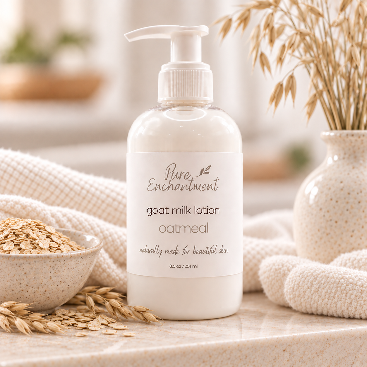 Oatmeal Body Lotion with Goat's Milk