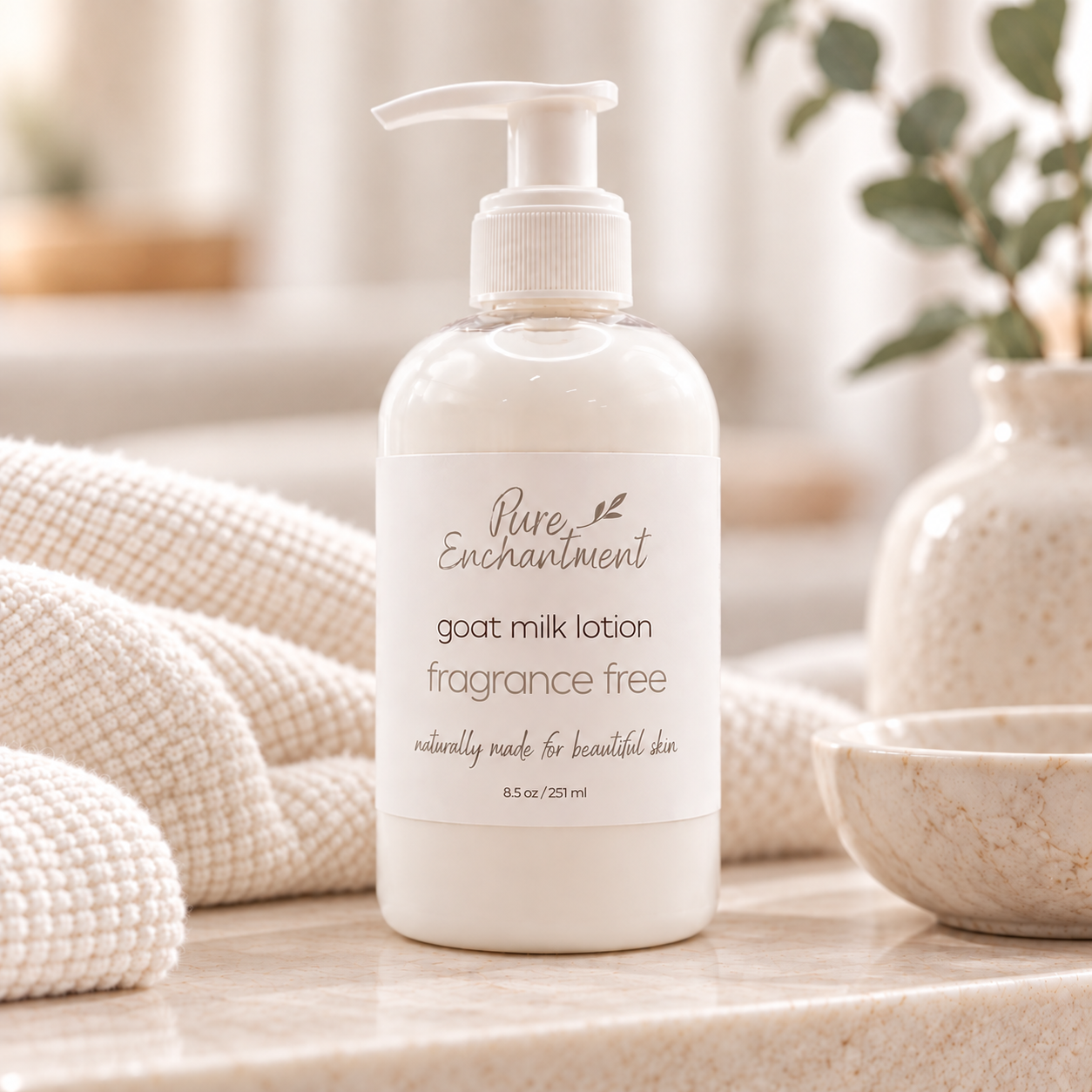 Fragrance Free Body Lotion with Goat's Milk