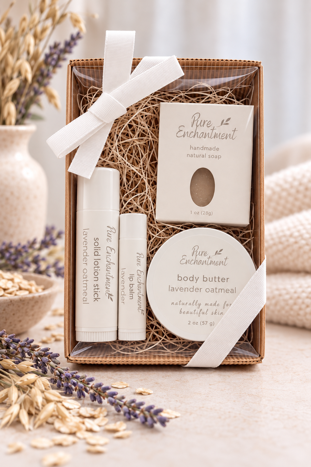 Lavender Oatmeal Travel Kit