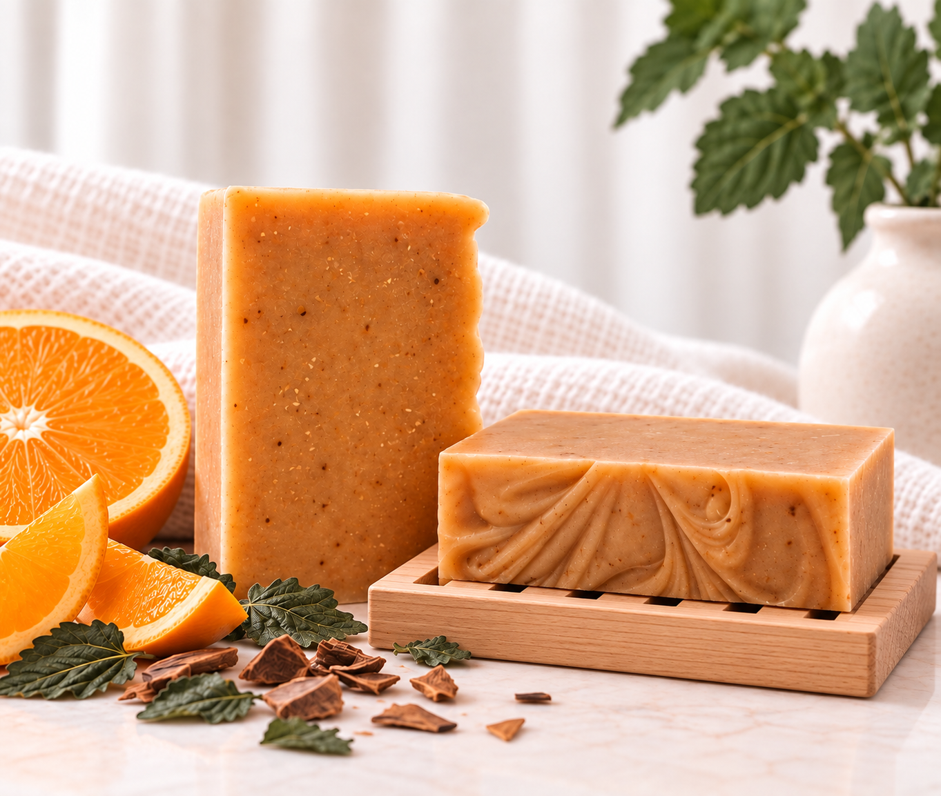 Orange Patchouli Natural Soap