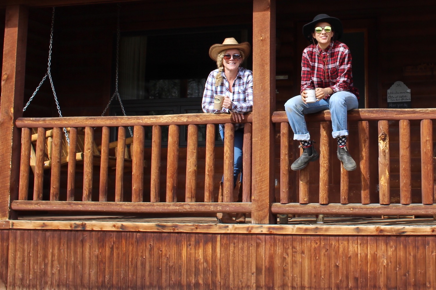 Connecting with my daughter, Sam, at Lost Valley Ranch in Colorado where we learned how to horseback ride, trap shoot and square dance.