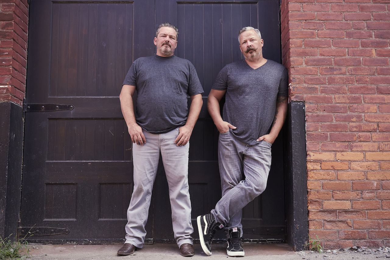 Mark Wanamaker and Bubba Nicholson, partners of Bubba's Cold Brew Coffee Company, a start up based in Burlington, Ontario. Photo by Derrick van der Kolk, Style Group. 