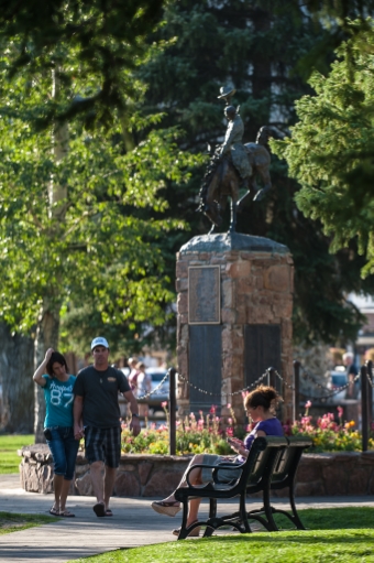 Jackson Hole Town Square. Photo: T. Hamish Tear