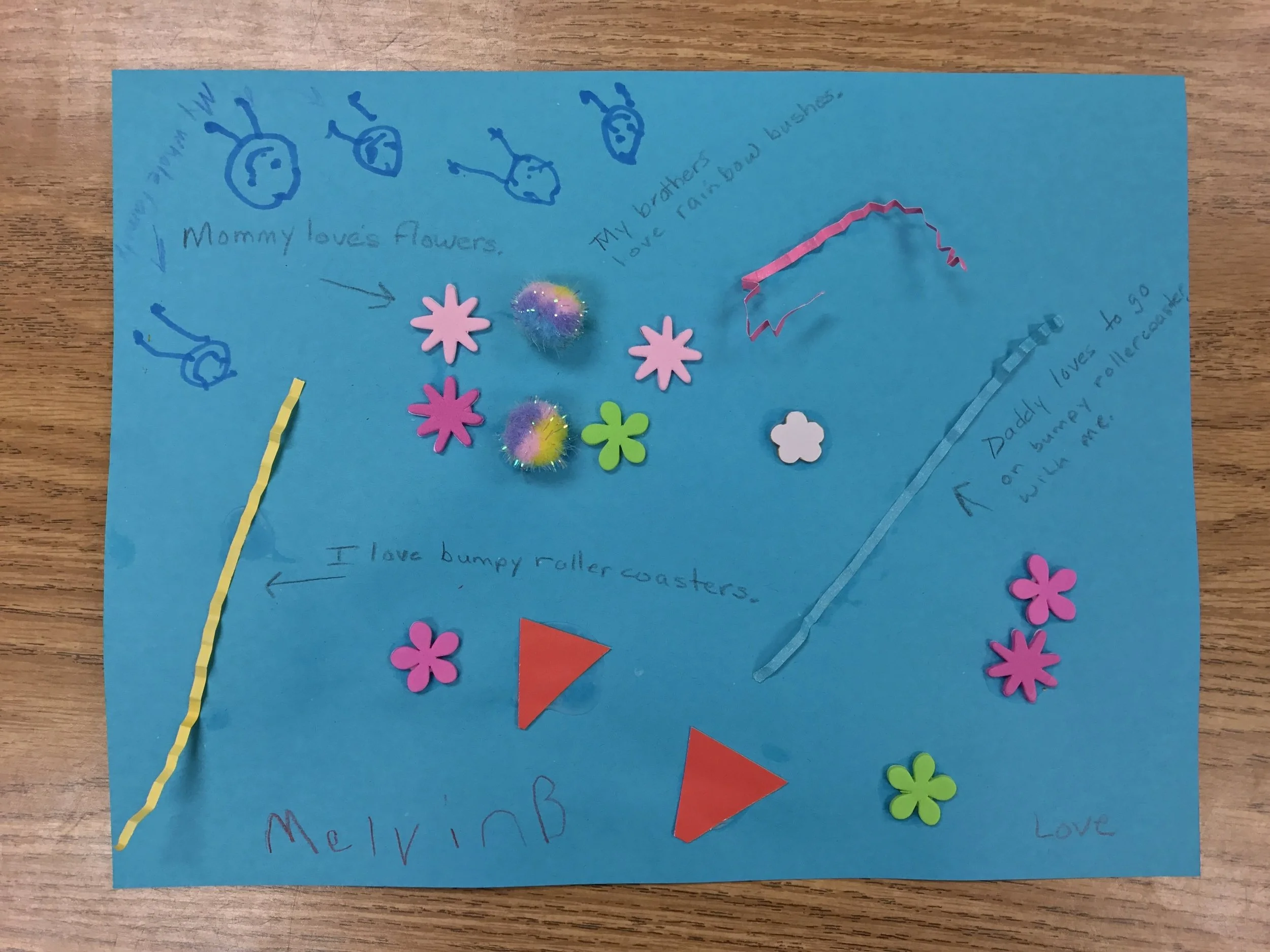 MLK Students Celebrate Week of the Young Child with Class Art Projects