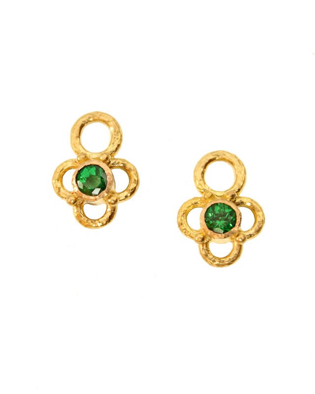$2,250 Tsavorite with Wire Arches