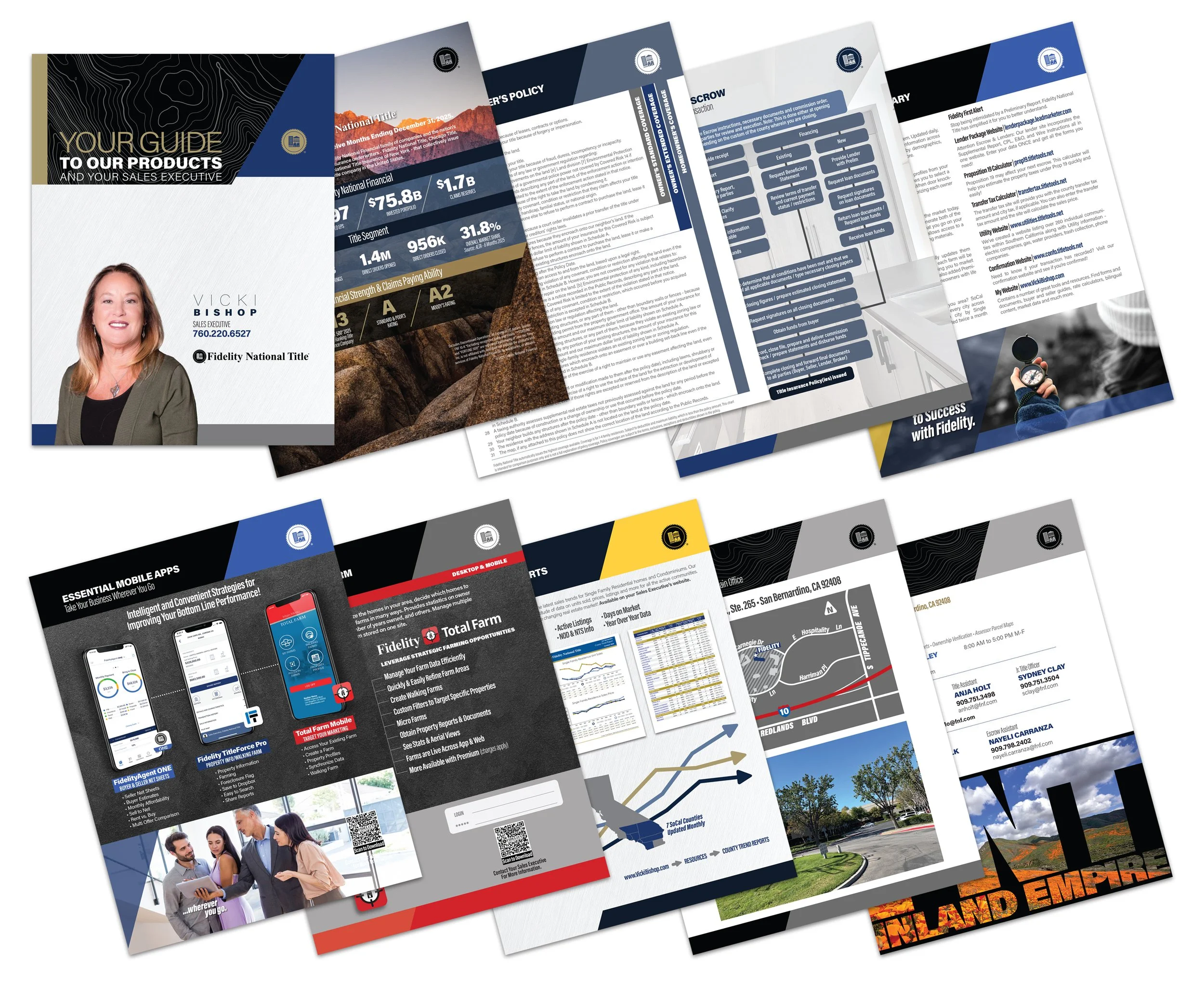  Sales Executive Booklet. Completed booklet is 24 pages. 