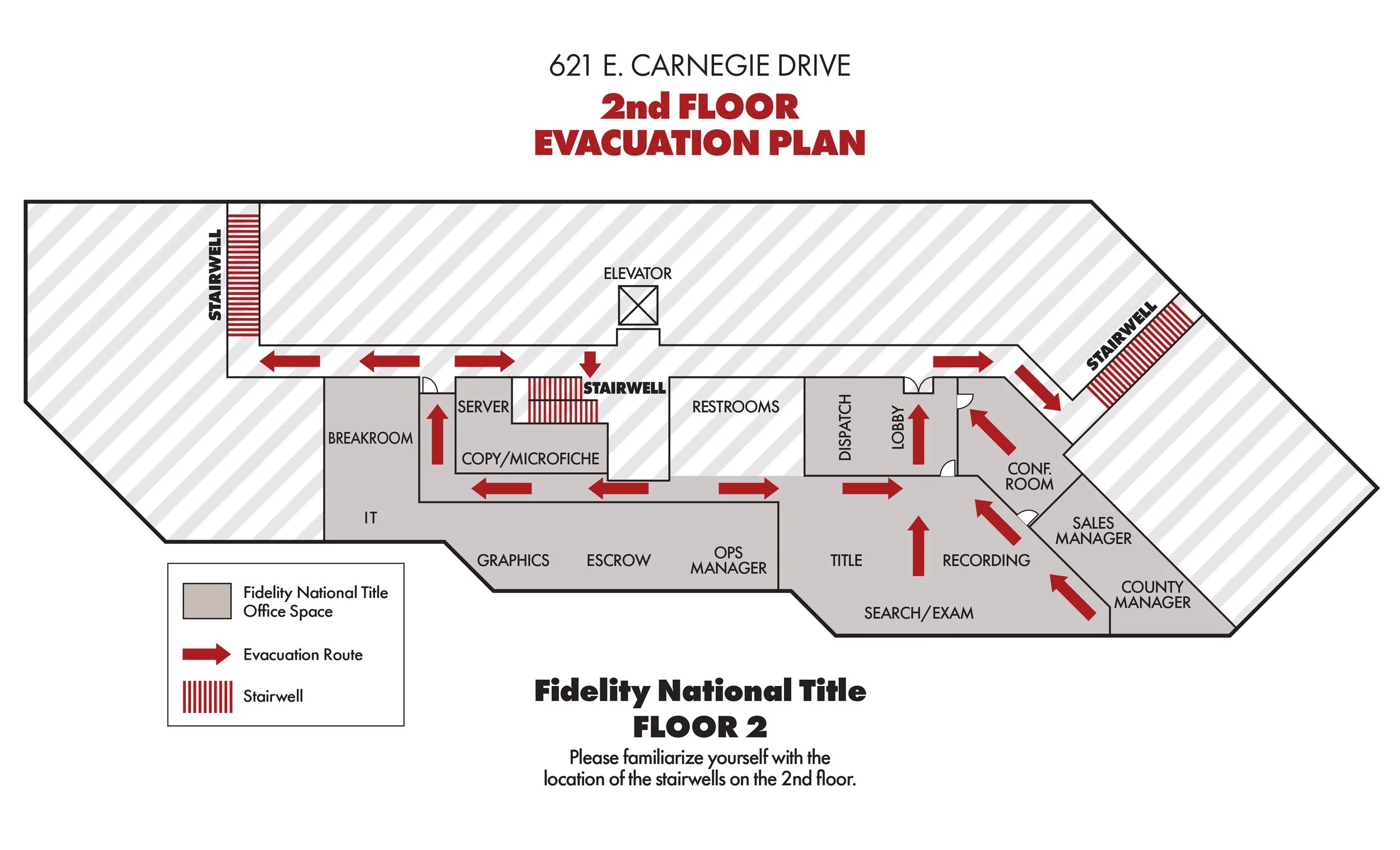  Building emergency evacuation plan drawing, August 2026. Illustrator. 