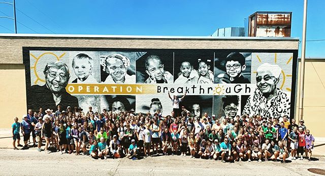 An amazing day at @operationbreakthrough! We have ten teams serving in various capacities - including an extreme makeover of a lot that will be come an outdoor classroom/garden.  What an amazing organization.