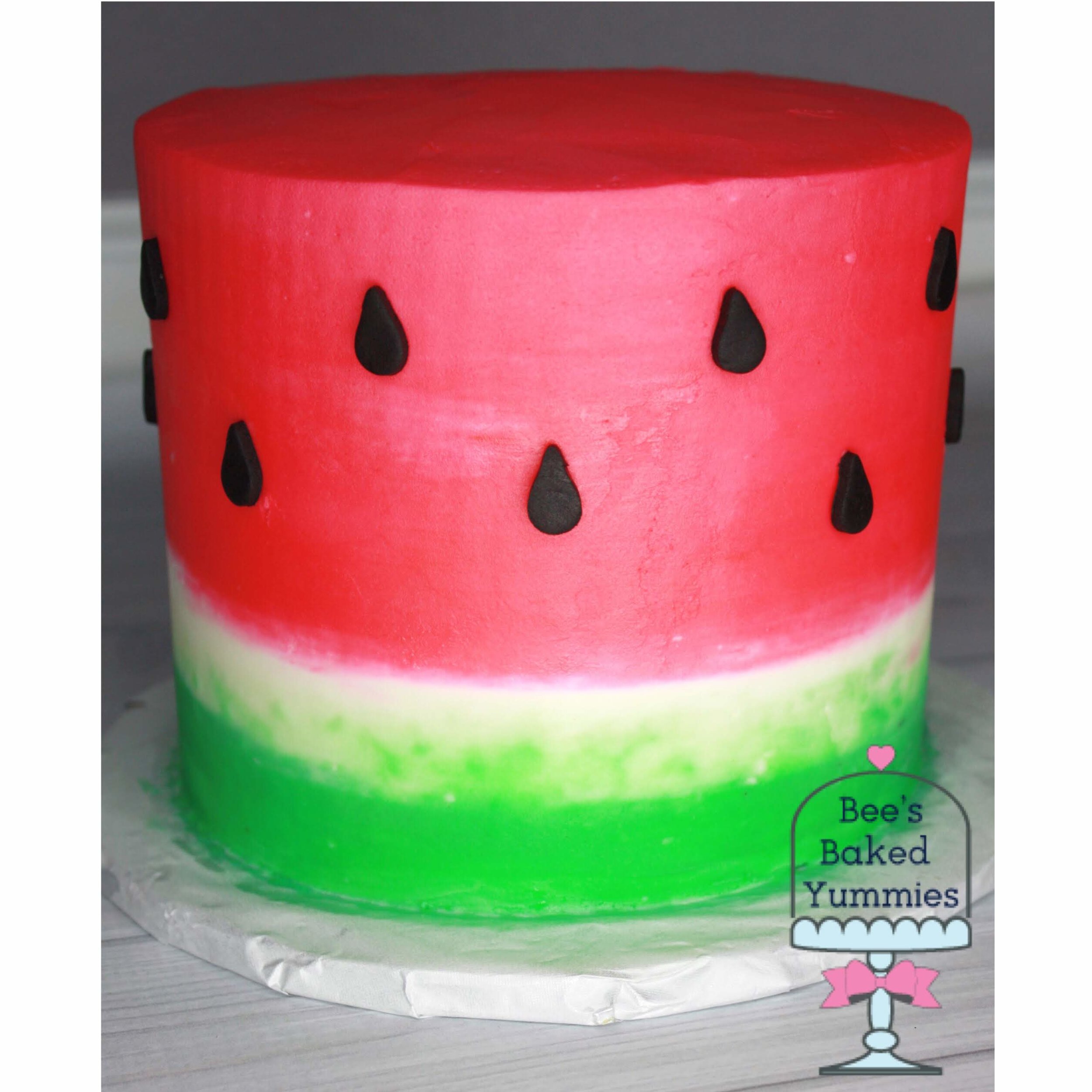 Watermelon Decorated Cake