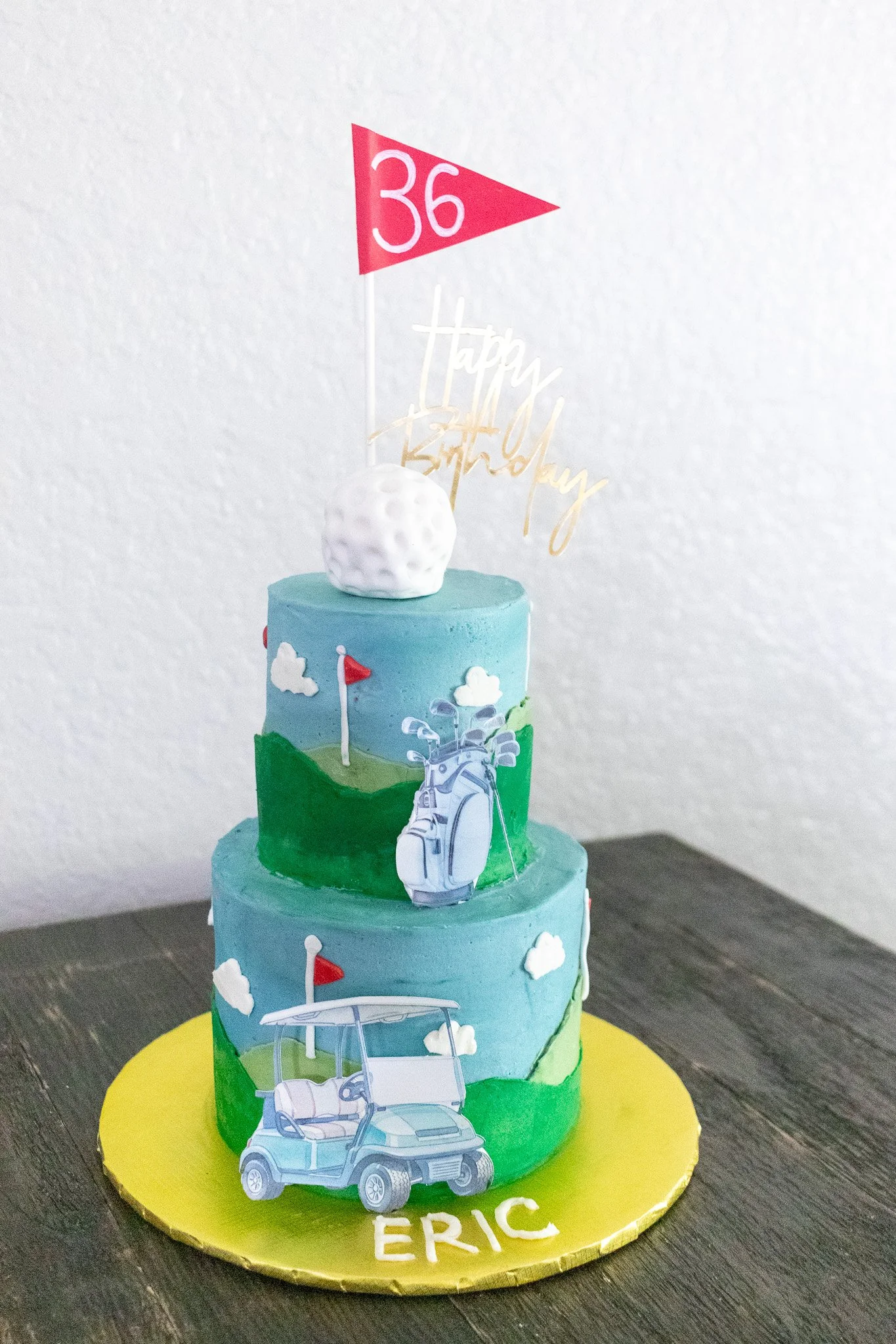 Golf Cake for Eric's 36th Birthday
