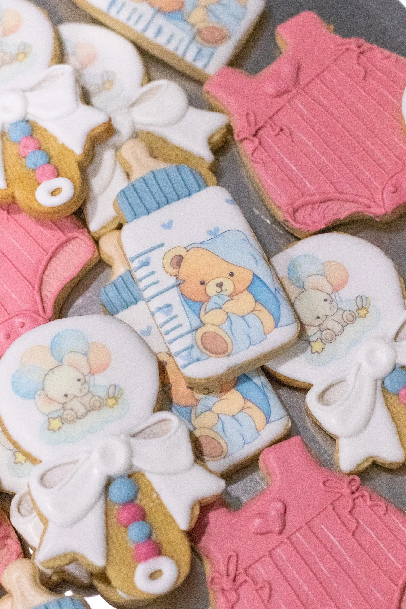 Joint Baby Shower Cookies