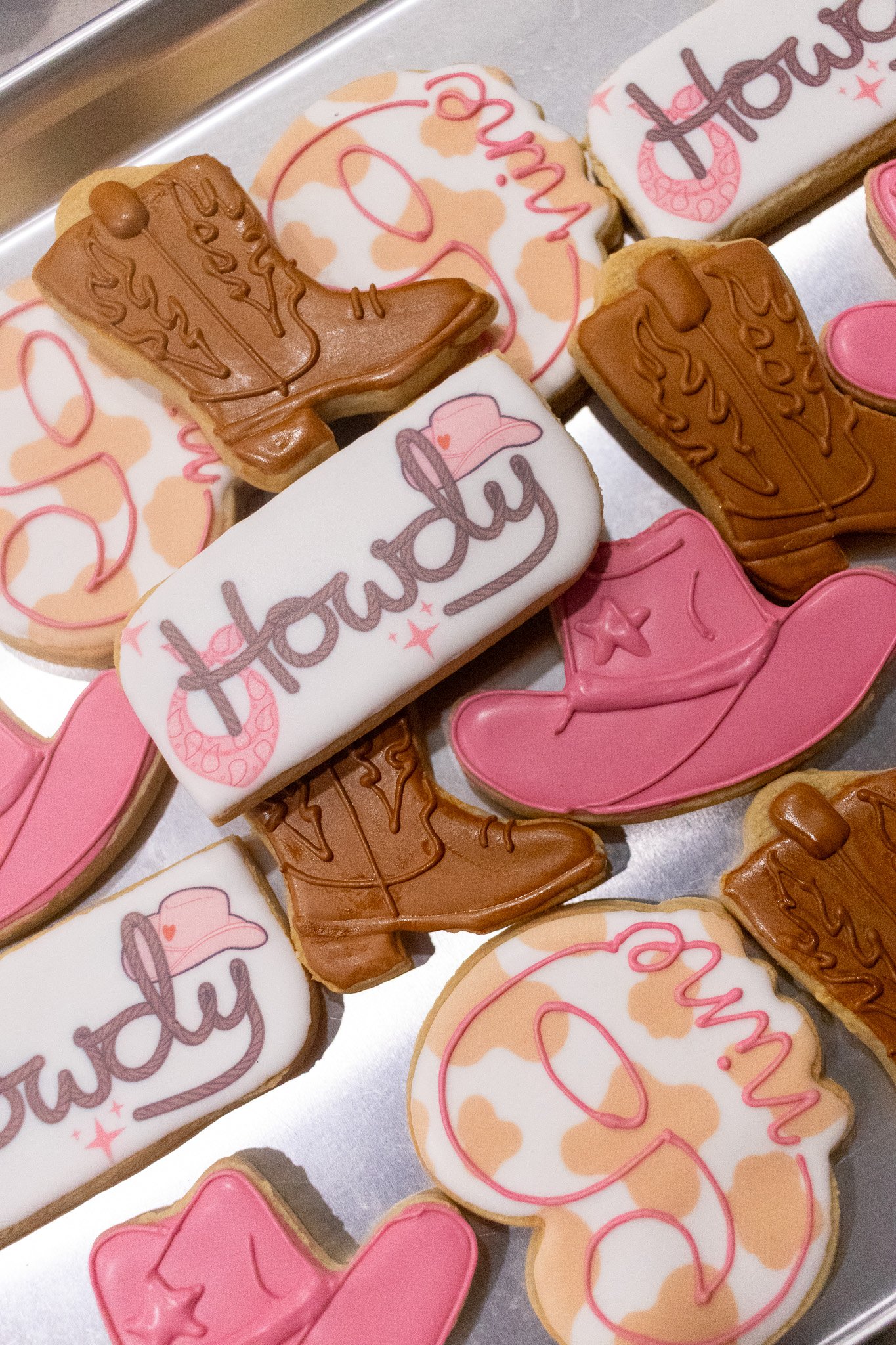 Cowgirl Inspired Birthday Cookies