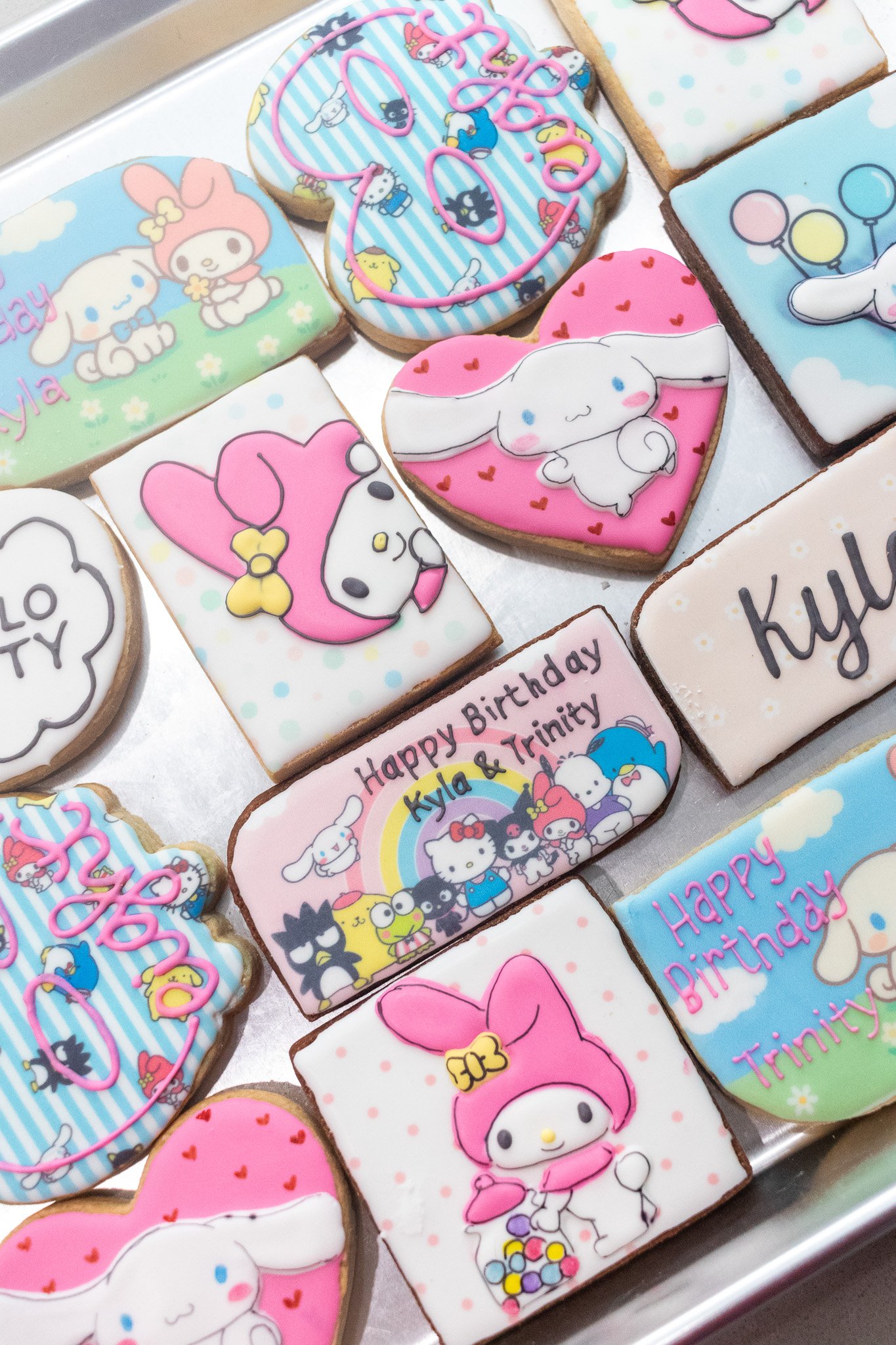 Hello Kitty Birthday Cookies
