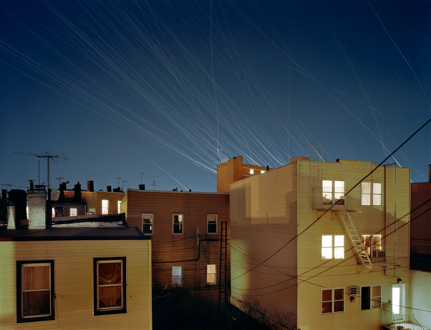 LGA Landing Pattern over Brooklyn, 2006