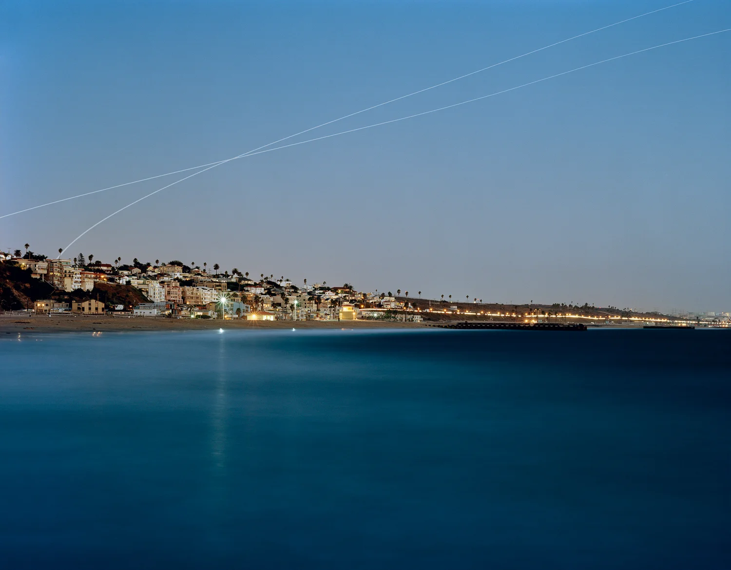Takeoffs LAX Runway 24L over Playa del Rey, 2006