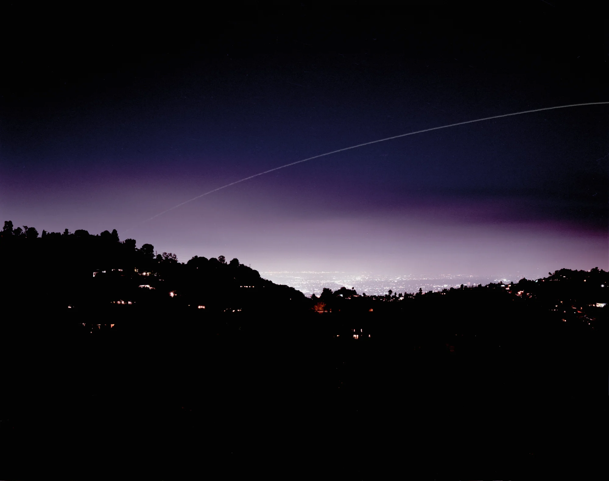 LAPD Airborne over Mulholland Drive