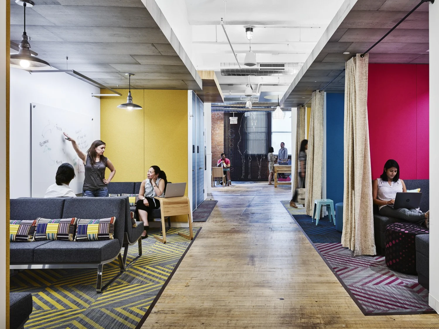 main corridor & breakout