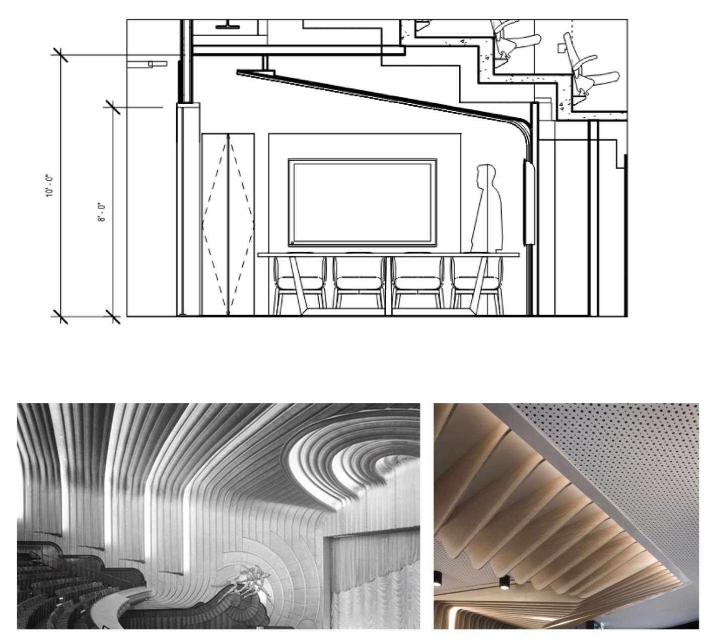 sloped ceiling detail