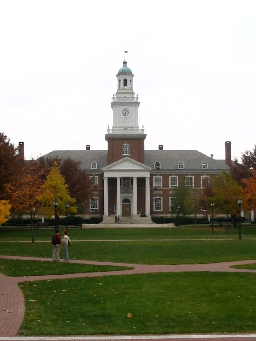 Visiting the Homewood Campus of Johns Hopkins University
