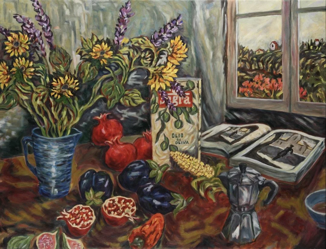 Fall Harvest with Open Book