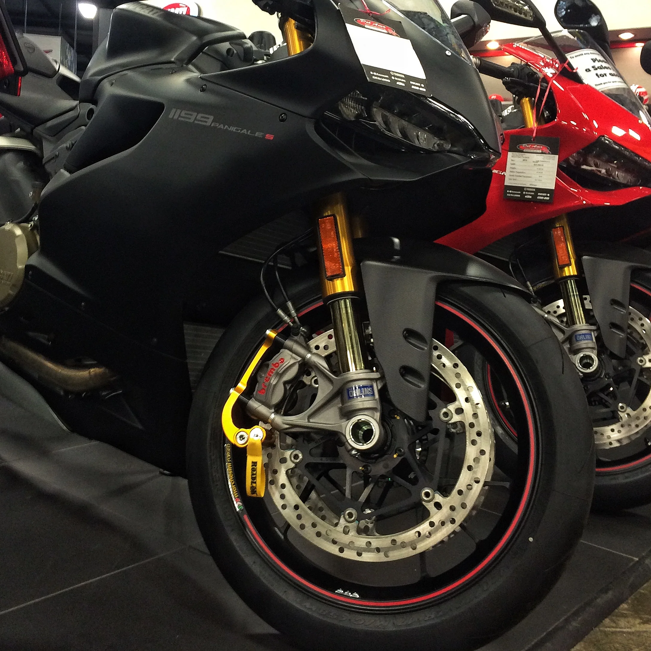 motorcycle rotor lock