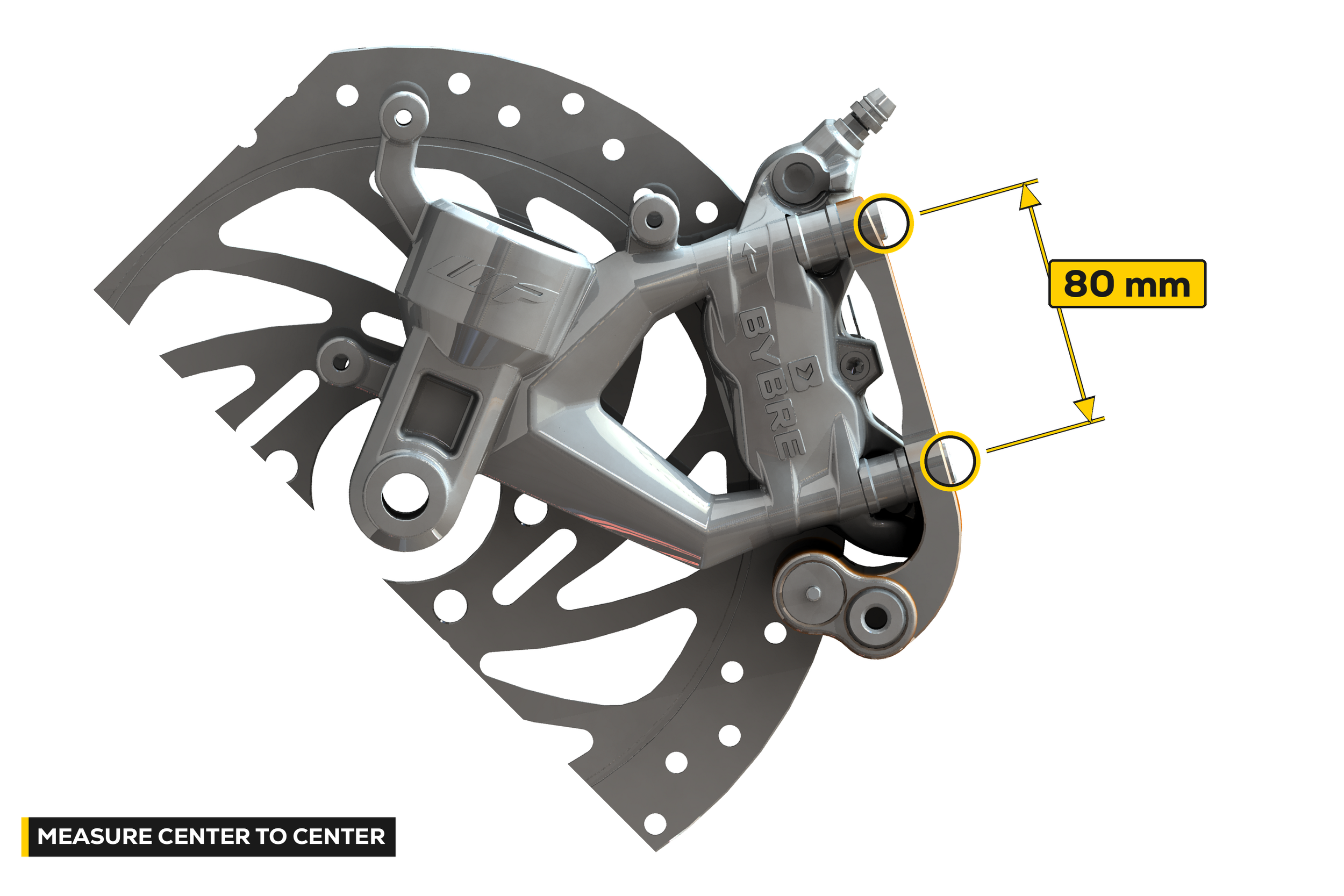 80mm Bolt Spacing: XRA-80L and XRA-80R