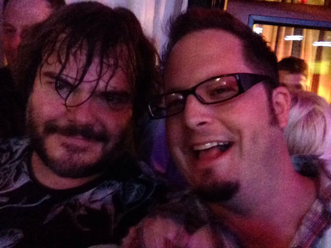 After party with Jack Black.