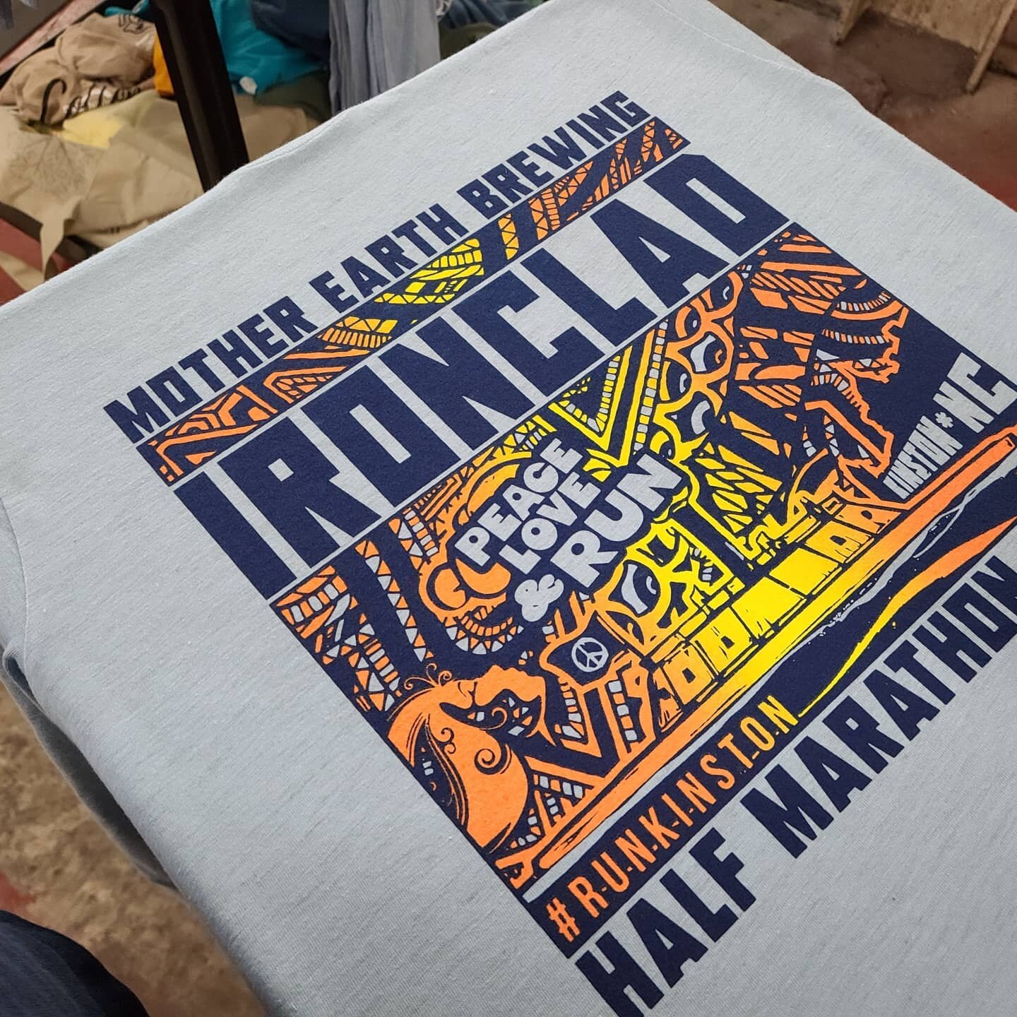 Recently printed these really cool shirts for @motherearthironcladraces!

Designed and printed in downtown Kinston.

#kinstonnc #Kinston #DowntownKinston #ironcladraces #peaceloverun

@motherearthbrew @visitkinstonnc @edge360creative @westatwork @fle