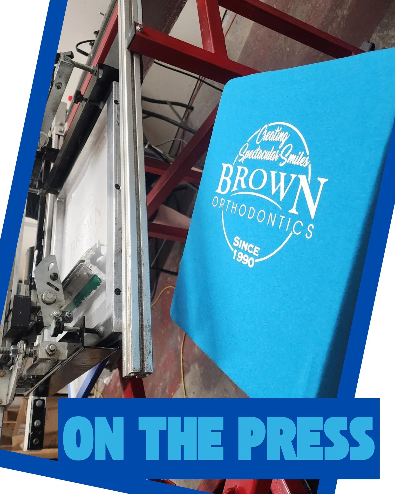 Thanks to Brown Orthodontics for always choosing us!  Just sent out some awesome Flo Blue Comfort Colors tees to them.