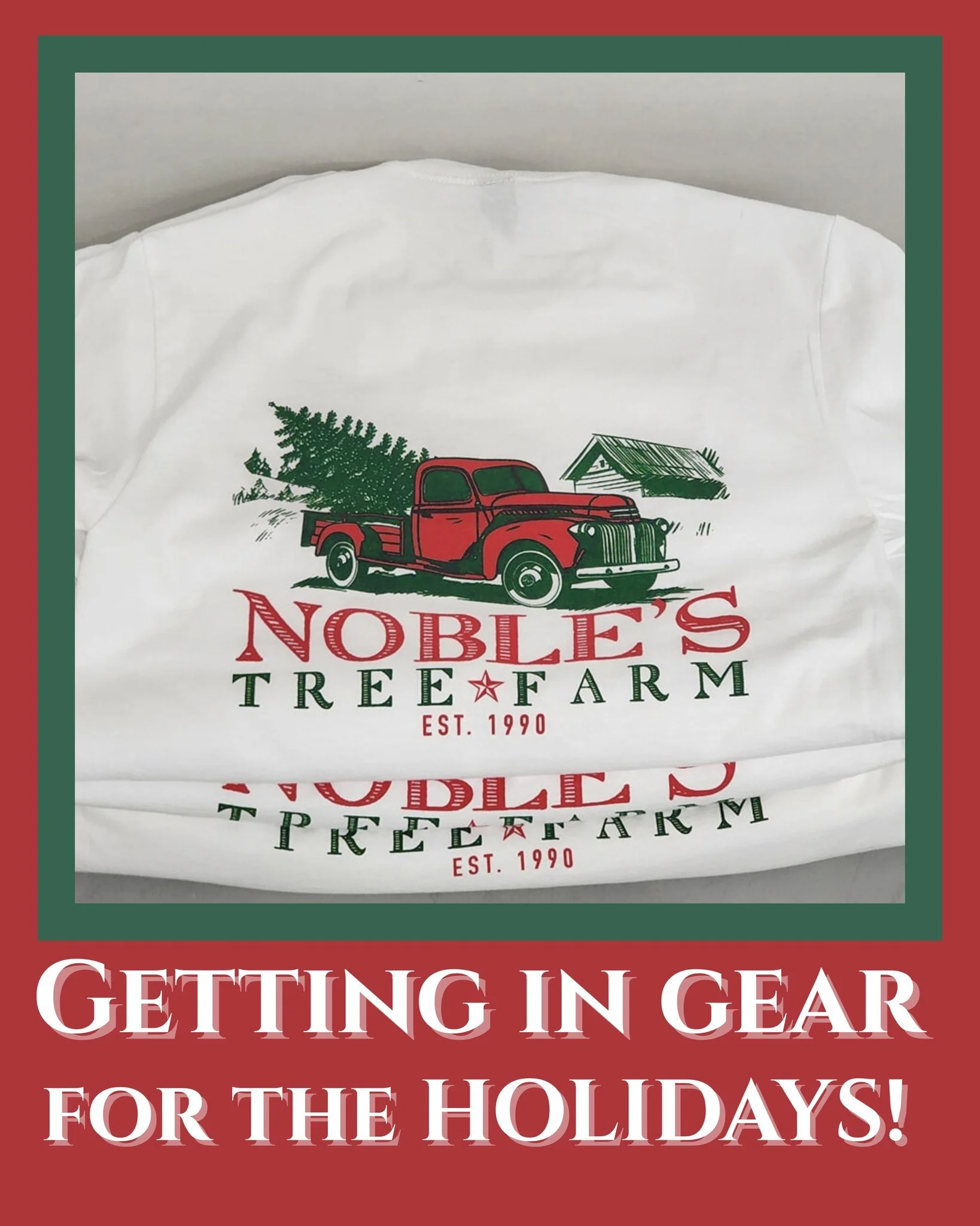 The holidays are always a busy time around the shop, we're starting to feel it already!  Don't wait til the last minute to order any holiday tees or gifts...our usual turnaround time is a couple of weeks, but that could be extended closer to December