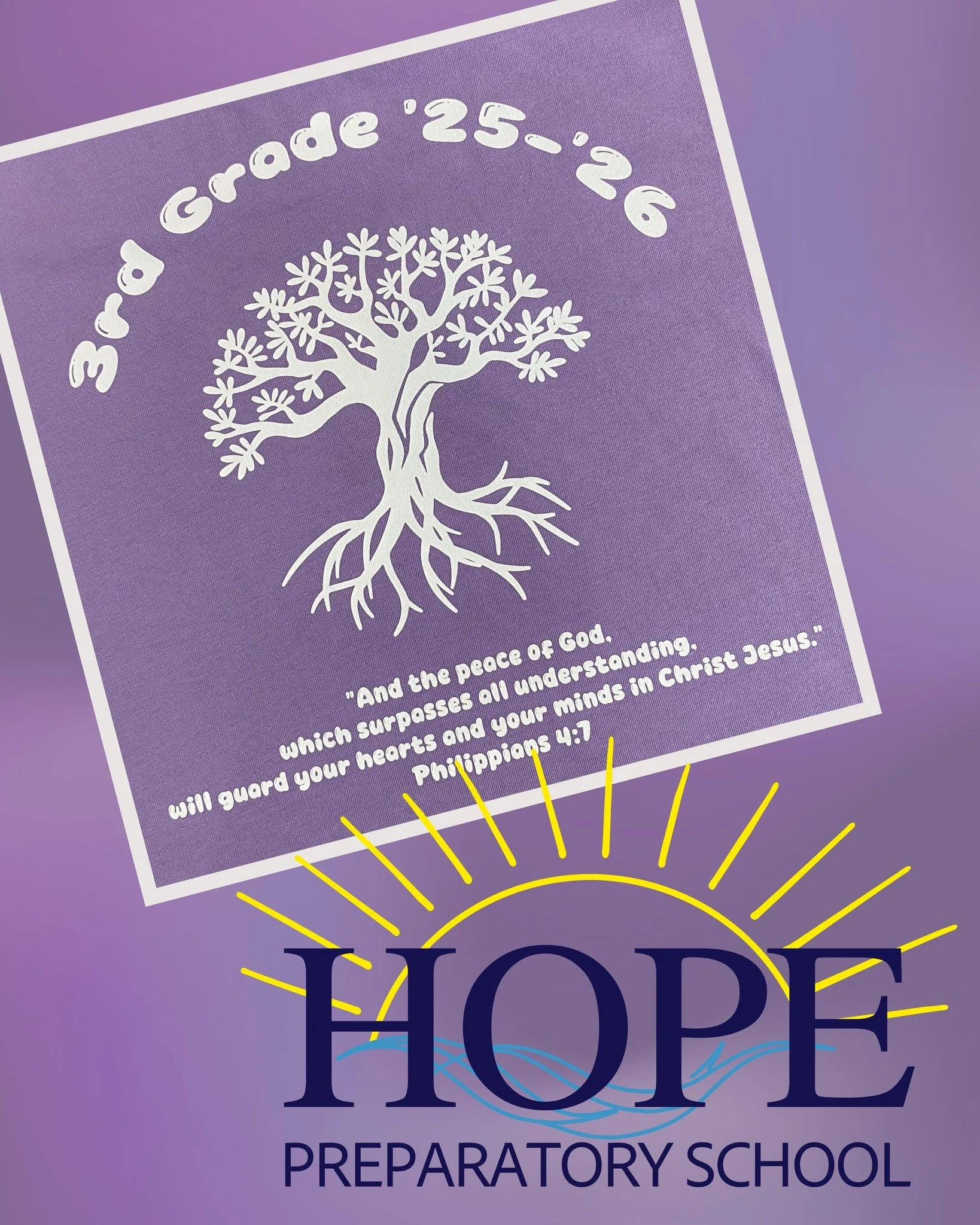 Thank you to Hope Preparatory School Kinston for their K-4 shirt order!
