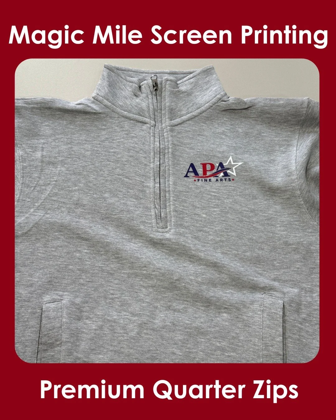 Contact us for all your custom printing needs!
brandon@bpotterphoto.com
252-522-8001
magicmilescreenprinting.com