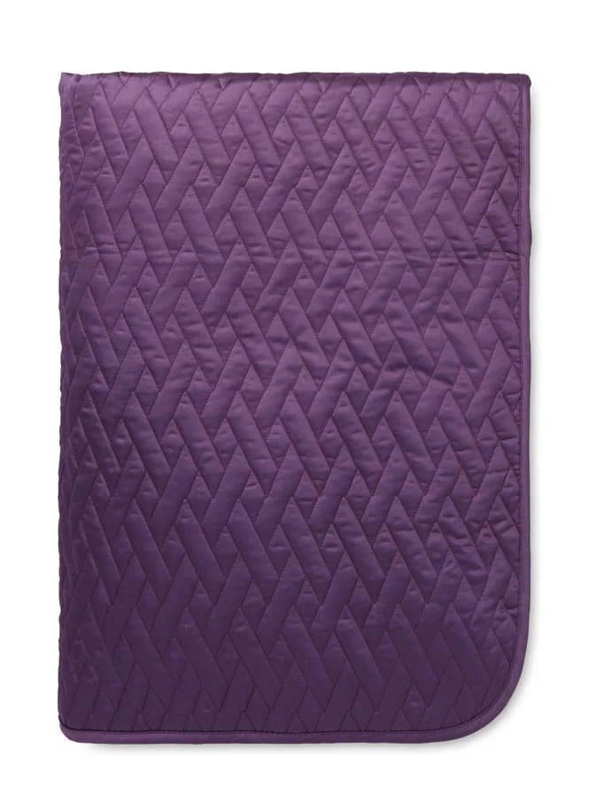 Purple Raso: Quilted Bedding