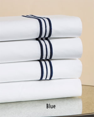 Our Plaza percale duvet sets are made of 200TC soft percale.