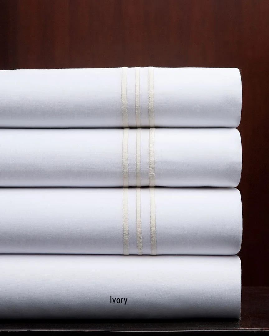 Our Plaza percale duvet sets are made of 200TC soft percale.