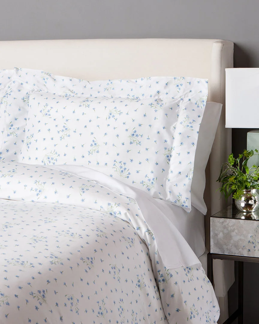 Lidia floral print linens
