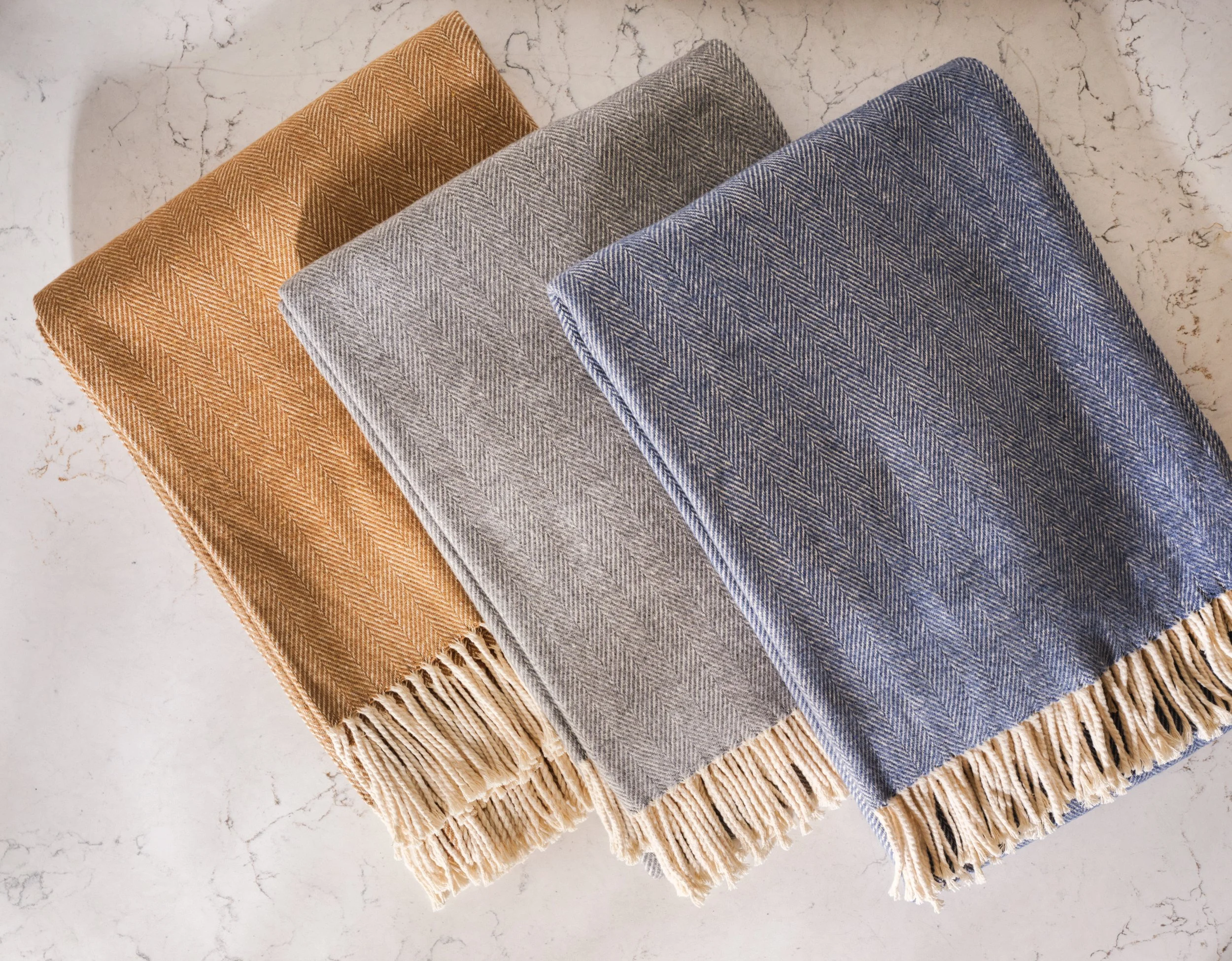 Herringbone Throw Blanket