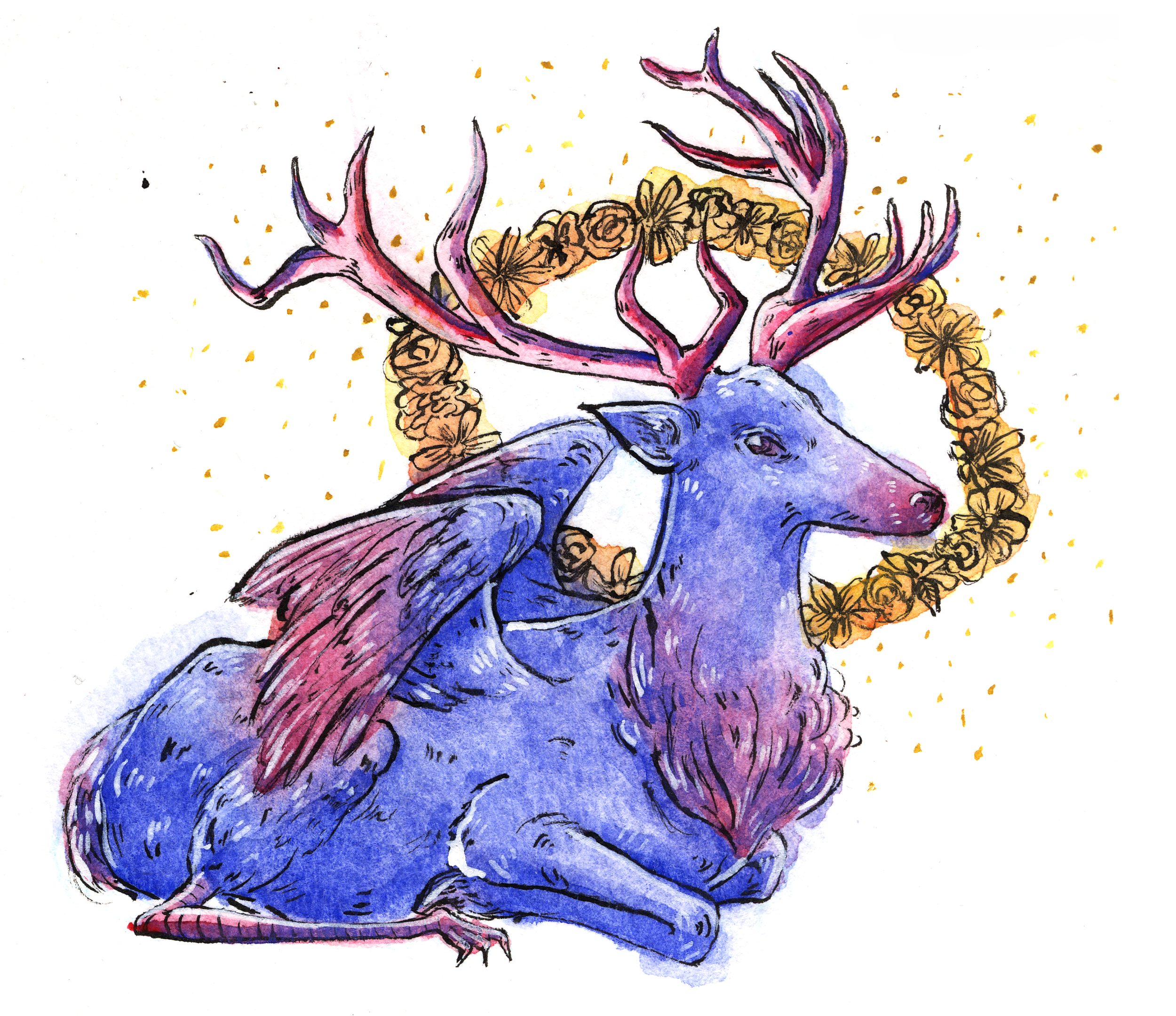 Inktober - Peryton