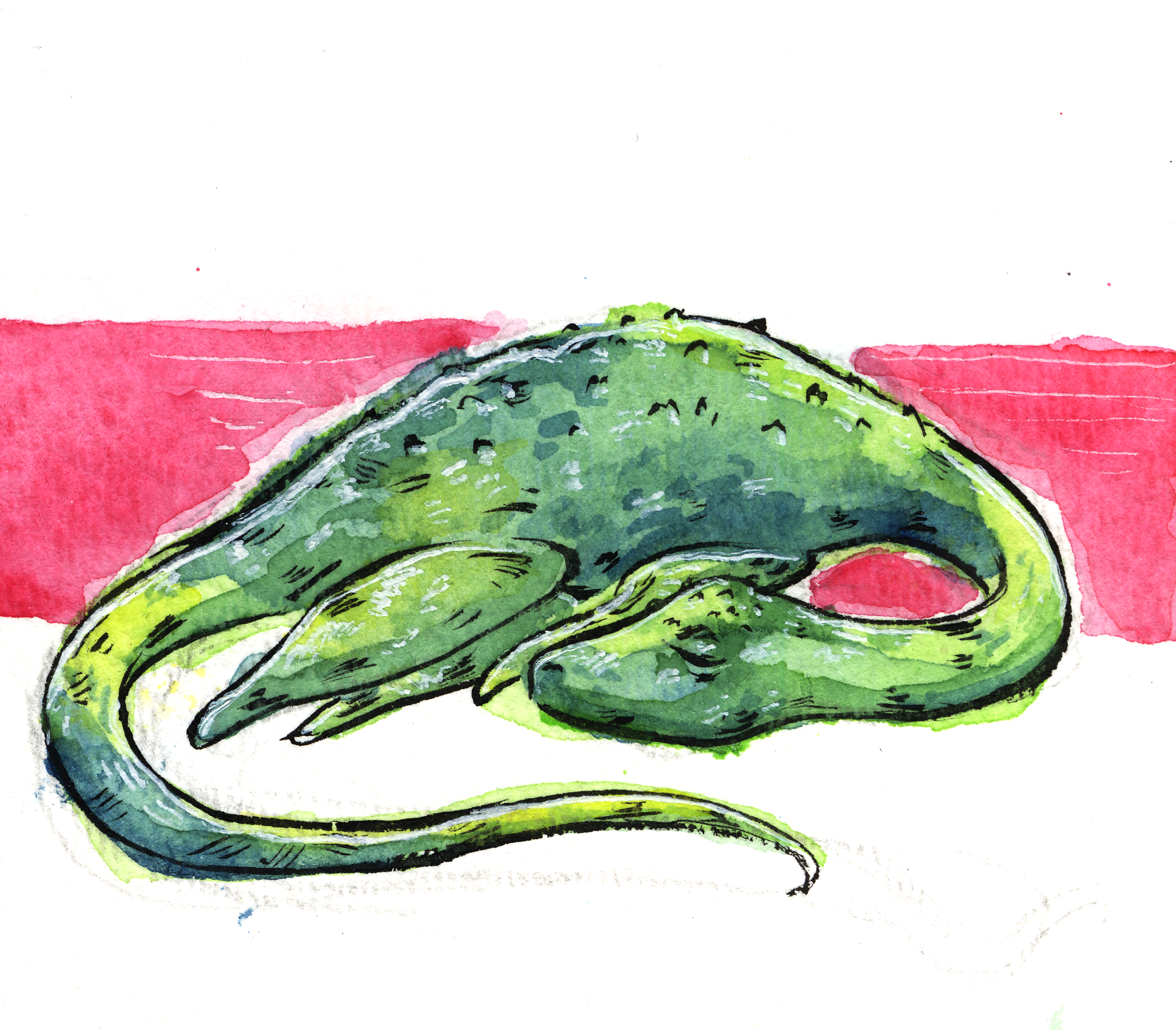 Inktober - Nessie