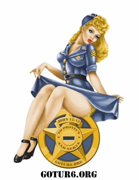Law Enforcement Officer, Pin-up