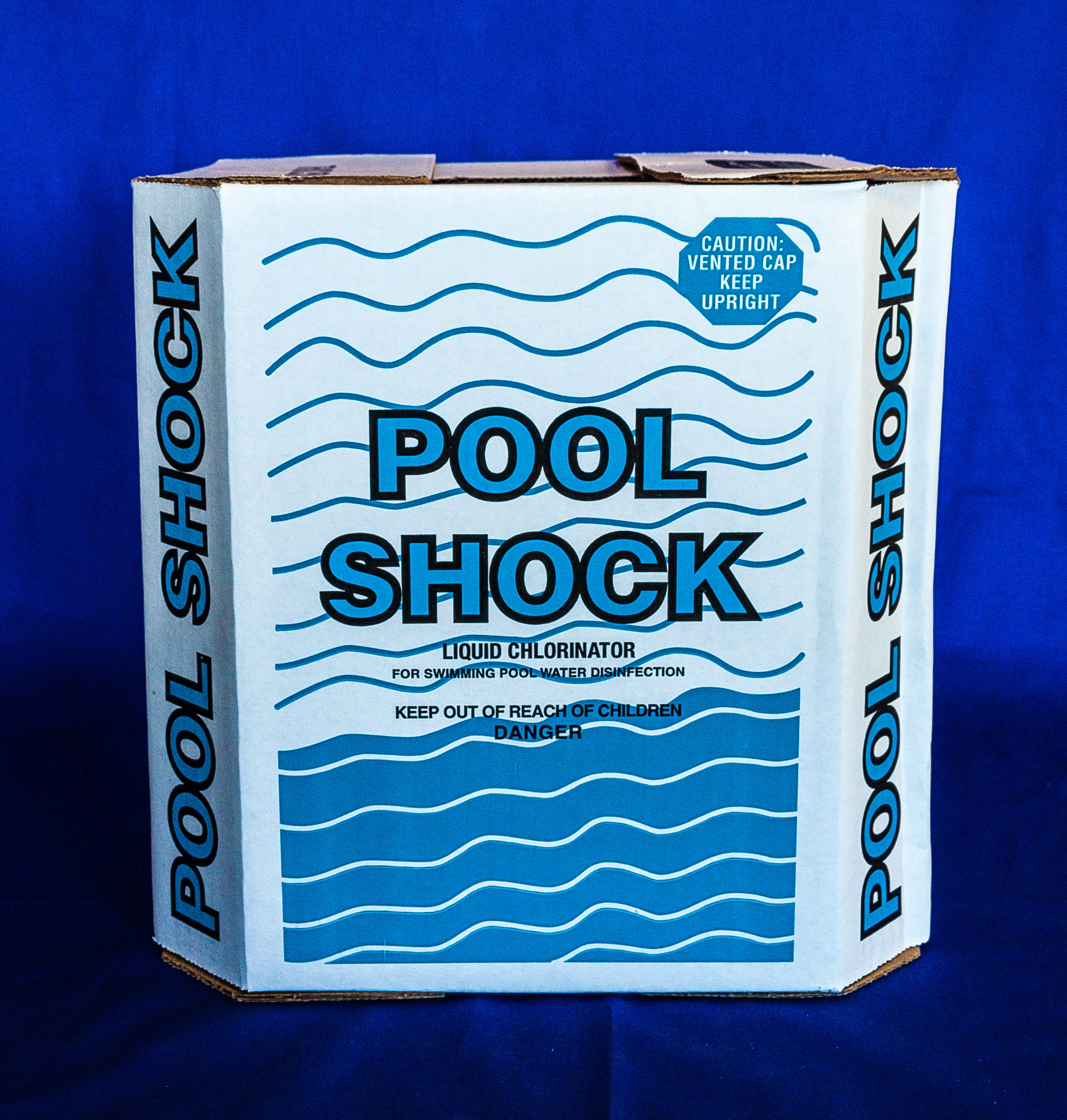 Most liquids like Majestic Blue (pictured on left) have a shelf life of up to 2 seasons, with being used up in the first season preferred. Liquid Pool Shock (pictured above) has a shelf life of only 90 days. Be sure to know the lifespan of your products to maximize the preformance of your water chemistry products.