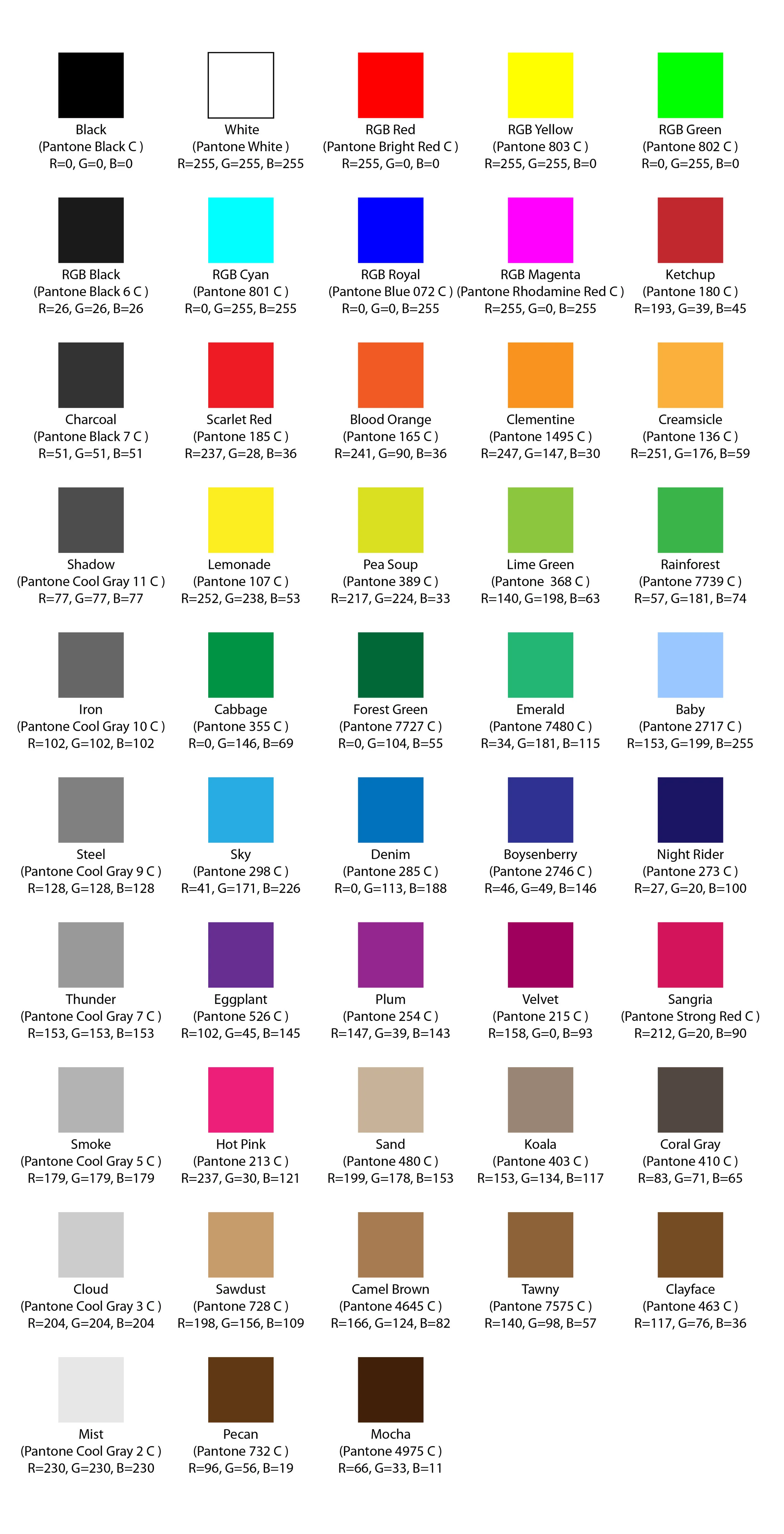 Gy055 Color Sample 50% K Color : Colors CMYK – KGZO