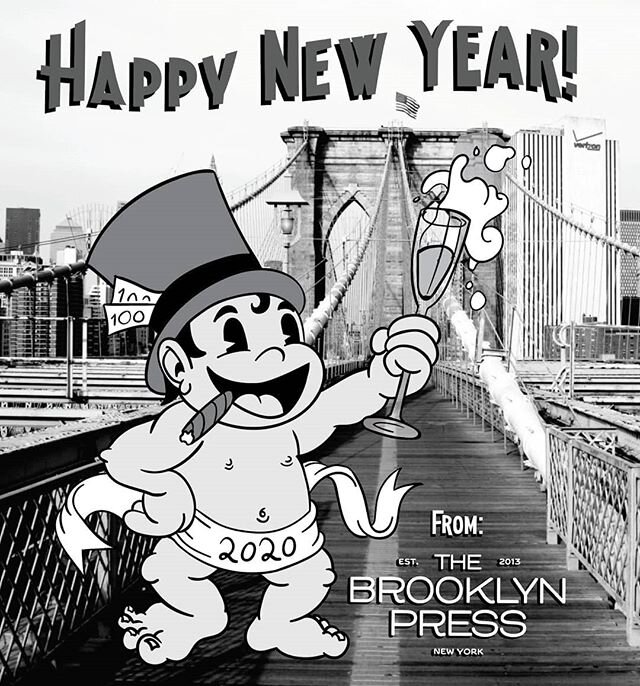 Happy New Year! 10% off all custom printing orders from now until the end of the month to celebrate 2020! Email us at info@thebrooklynpress.com