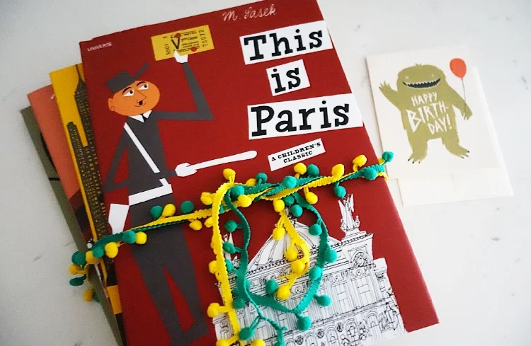 One of my favorite birthday gifts for children are children's books! Not only do they make good use, they also are great decor for their bedrooms! The "This is... " series by Miroslav Sasek is my favorite, because it's super adorable and educational! 